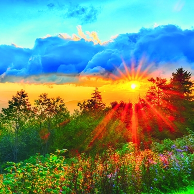 Calendar cu imagini Landscapes, 31.5 x 48 cm, 12 file, 2026